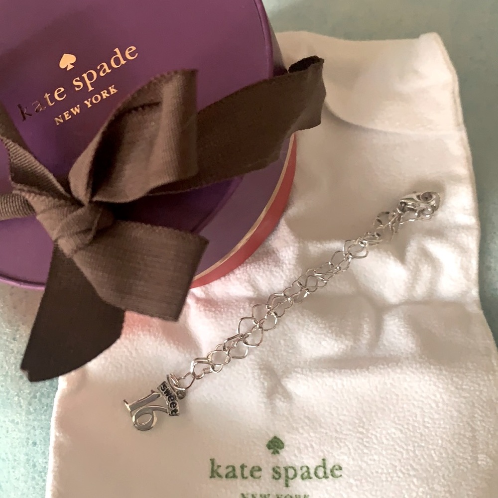 Kate Spade sweet 16 sterling bracelet